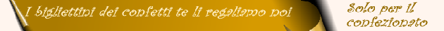 bigliettini omaggio
